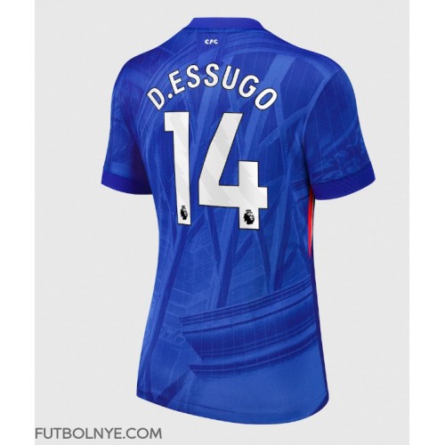 Camiseta Chelsea Dario Essugo #14 Primera Equipación para mujer 2025-26 manga corta Camiseta Chelsea Dario Essugo #14 Primera Equipación para mujer 2025-26 manga corta